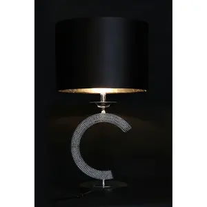 Interiors by Premier Glittering C Table Lamp