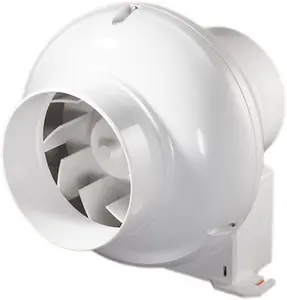 AirTech-UK In-Line Centrifugal Fan for 100mm / 4 inch ducting with Mounting Bracket Bathroom inline extractor fan exhaust fan