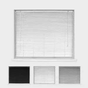 Caecus Made to Measure Aluminium Venetian Blind White 60cm x 150cm