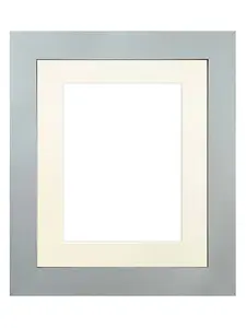 Metro Light Grey Frame with Ivory Mount A4 Image Size 10 x 6