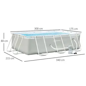 Steel Frame Pool with Filter Pump