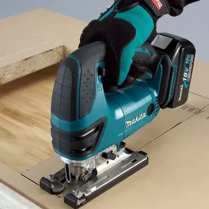 Makita DJV180Z 18v Top Handle Jigsaw LXT Lithium Cordless + Blades Makpac Inlay