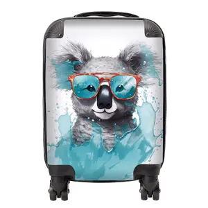 Splashart Koala In Glasses Suitcase - Mini Cabin