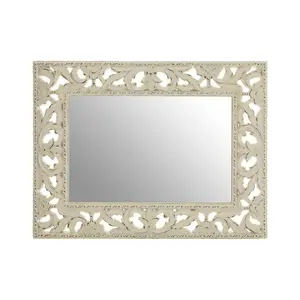 Interiors by Premier Hilda Cream Wall Mirror