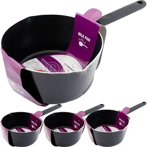 Milkpan Pans Non Stick Heat Aluminium Nonstick Coated Cooking Frying Milk Pan 18Cm