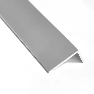 nielsen Aluminium L-Shaped Angle Profile, Matt Anodized, 2000x25x15mm, Thickness: 1.5mm, Length: 2m