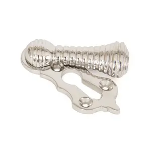 Beehive Escutcheon Door Accessory Polished Nickel