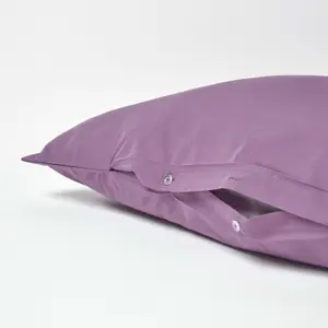 Homescapes Grape Egyptian Cotton V Shaped Pillowcase 200 TC