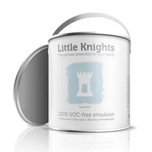 Little Knights Interior Emulsion Paint - Silk - Seaside Blue - 750ml