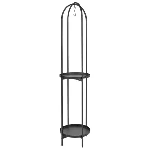 Plant Stand TAMARIX Metal Black