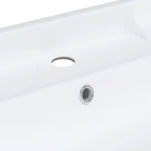 Bathroom Sink White 71x48x23 cm Rectangular Ceramic