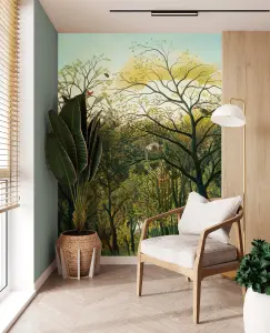 Art For the Home Safari Green Print To Order Fixed Size Mural