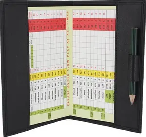 Soft Leather Golf Scorecard Holder 2315