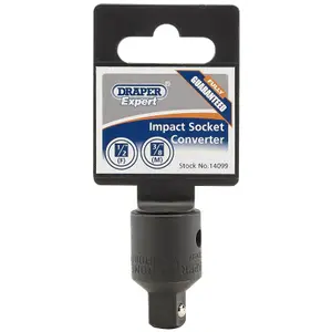 Draper Expert 1/2"F x 3/8"M Impact Socket Converter 14099