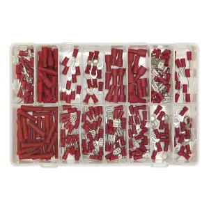 Sealey Crimp Terminal Assortment 260pc Red AB039RT