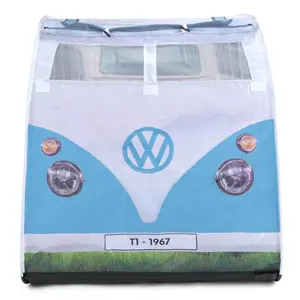 Volkswagen Blue Camper van Pop up 3-man Tent