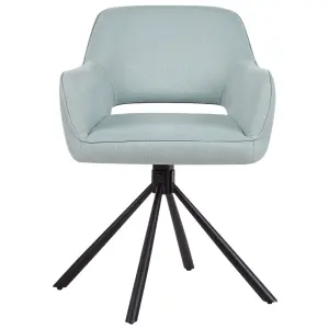 Set of 2 Chairs LOURES Mint Green