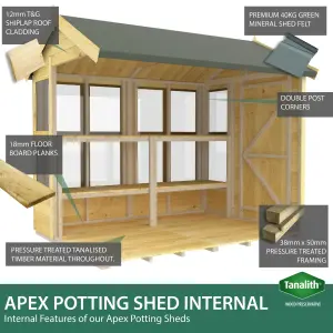 DIY Sheds 6x6 Apex Potting Shed (6ft x 6ft) 6 x 6