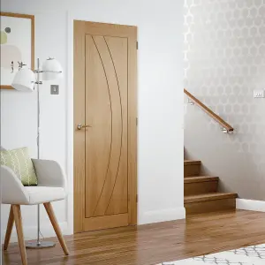 Internal Salerno Oak Door 2032 x 813 x 35mm (32")