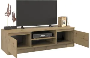 RTV120 TV Cabinet Artisan Oak Available in Various Sizes