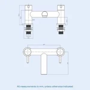 Nes Home Bath Filler Mixer Tap Solid Brass Deck Mounted Matt Black