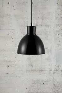 Nordlux Pop Indoor Living Dining Pendant Ceiling Light in Black (Diam) 21.5cm