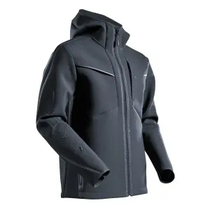 Mascot Customized Softshell Jacket with Hood (Dark Navy)  (Large)