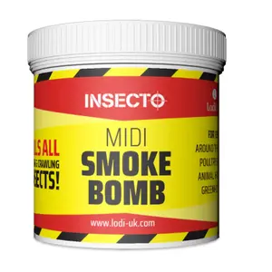 Smoke Bomb Midi Fogger Fumigator 15.5g Effective for Control of All Flying & Crawling Insects Shredder (Pack of 2)