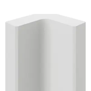 Tydeman Matt grey Standard Corner post, (W)59mm (L)715mm