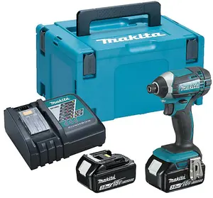 Makita LXT DTD152RFJ 18v Lithium Ion Impact Driver + 2 x 3.0 Batteries + Charger