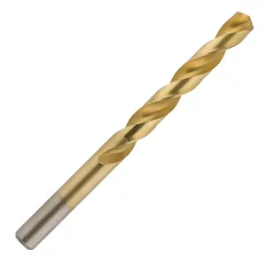 UK Drills 3.0mm HSS Titanium Coated Twisted Drill Bit for Steel Wood Plastic Drilling Pack of 10