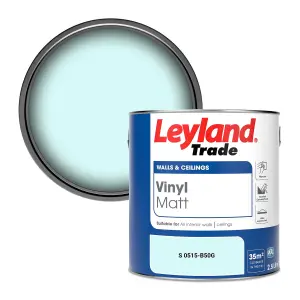 Leyland Trade Vinyl Matt Walls & Ceilings Emulsion Paint (S 0515-B50G) 2.5L