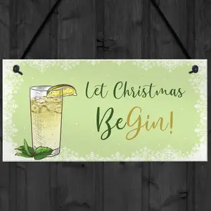 Red Ocean Gin Sign Bar Signs And Plaques Funny Gin Gifts For Women Gift Xmas Sign