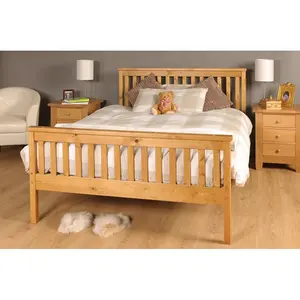 Shane Bed Frame Caramel / Kingsize (5')