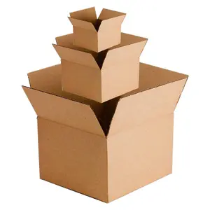 100 x 4x4x4" Strong Single Wall Cardboard Shipping Storage Packing Boxes