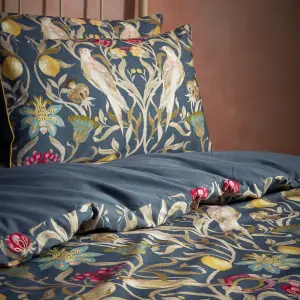 EW by Edinburgh Weavers Songbird Traditional Floral Duvet Cover Set