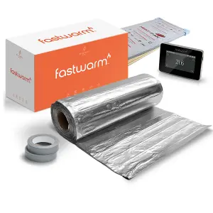 Fastwarm Under Carpet / Under Vinyl Heating Kit - 8m - Fastwarm Touch Black