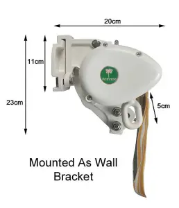 Primrose Awnings 4.0m x 3.0m Retractable Manual Half Cassette Green Awning Outdoor Patio Canopy