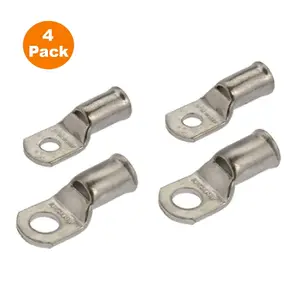 4 x Crimp or Solder Battery Lug Terminals for a 50mm² Cable with 16mm Bolt Hole