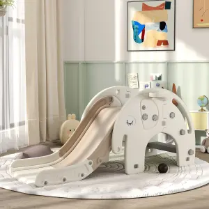 AIYAPLAY 3 in 1 Kids Slide for 1-3 Years, Elephant-Themed Indoor Slide