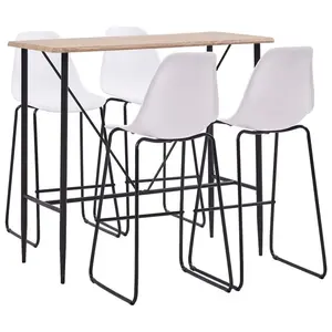 Winget 4 - Person Dining Set Brown / Grey