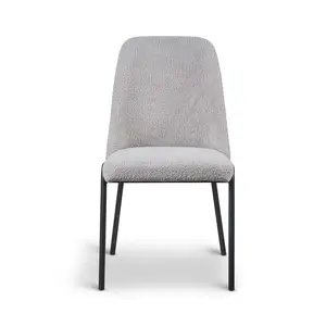 Duneany Upholstered Dining Chair (Set of 2) Light Grey