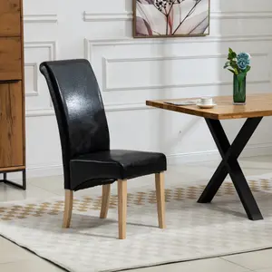 Rimini Vegan Leather PU Dining Chairs - Set of 2