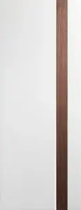 Internal White / Walnut Pre-Finished Praiano Door  - 1981 x 838 x 35mm (33")