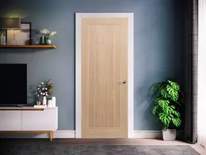 Cottage Oak Panel Door 1981 x 762mm