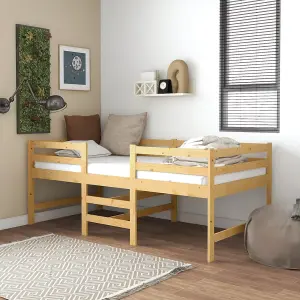 Berkfield Bed Frame 90x200 cm Solid Wood Pine