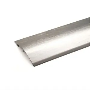 0.9m Superior Brushed Steel Nickel Ramp Door Plate Threshold