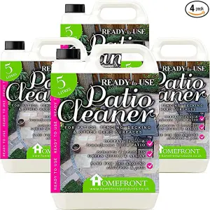 Homefront Ready to Use Patio Cleaner - Easy to Use Fluid Deeply Cleans to Remove Dirt & Grime 20L