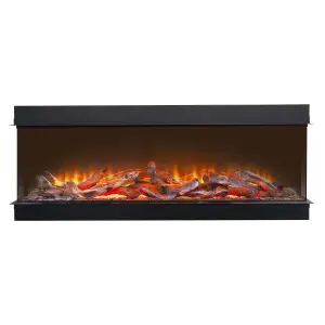 Acantha Ignis 1500 Corner View Media Wall Electric Fire