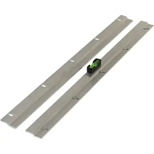 Taskar Heavy Duty Picture & Mirror Hanger Z Bar With Easy Level 450mm